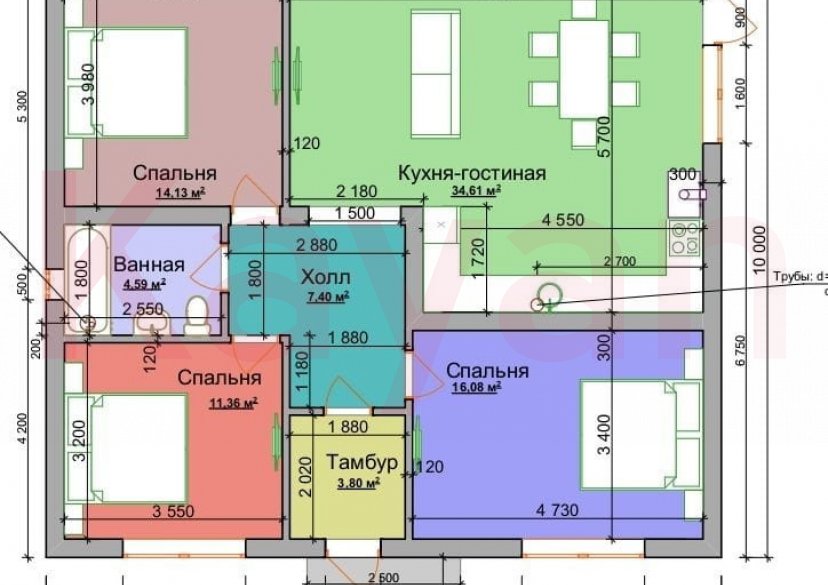 Продажа дома, 100 кв.м фото 4 Продажа дома, 100 кв.м фото 4