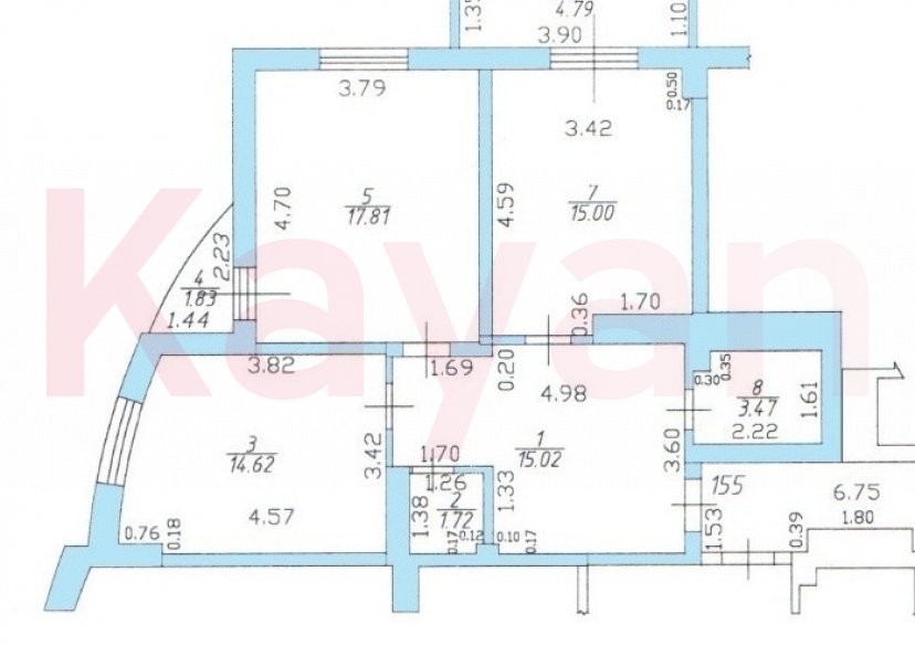 Продажа 2-комн. квартиры, 72.6 кв.м фото 10