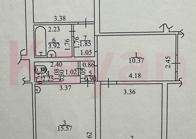 Продажа 2-комн. квартиры, 68.9 кв.м фото 8