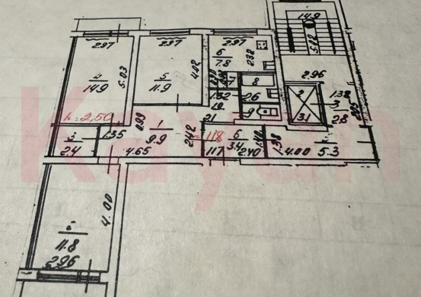 Продажа 3-комн. квартиры, 65 кв.м фото 19