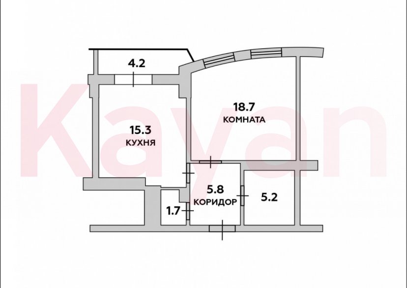 Продажа 1-комн. квартиры, 50 кв.м фото 15