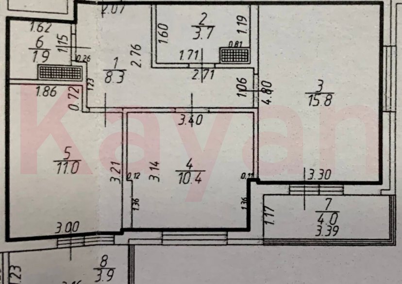 Продажа 2-комн. квартиры, 60 кв.м фото 10