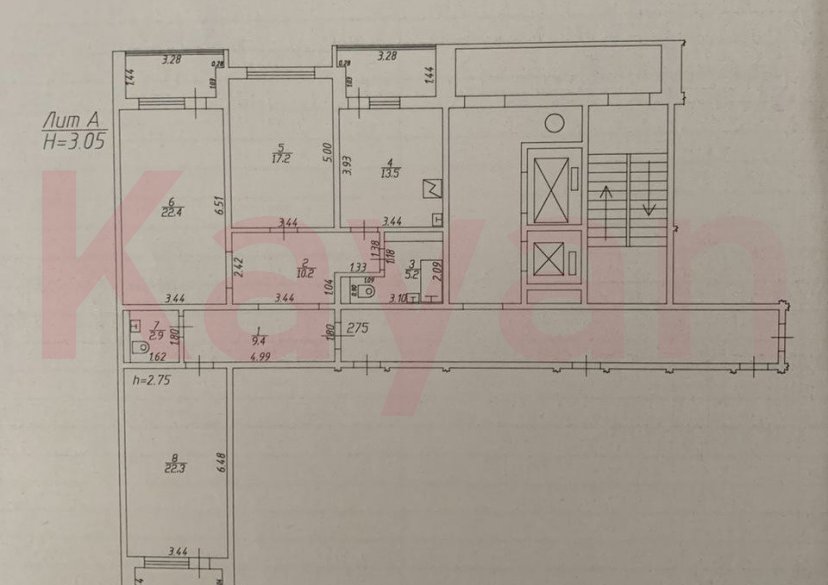 Продажа 3-комн. квартиры, 102.3 кв.м фото 9