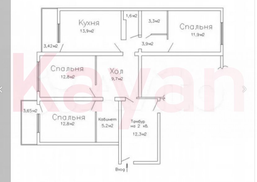 Продажа 3-комн. квартиры, 75 кв.м фото 4