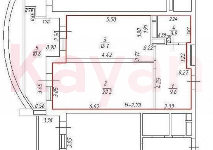 Продажа 2-комн. квартиры, 60 кв.м фото 9