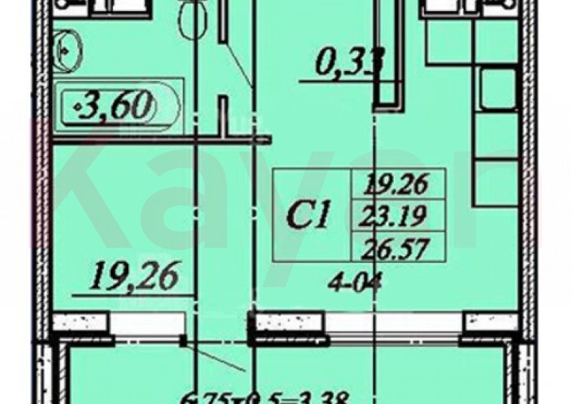 Продажа студии, 26.57 кв.м фото 6