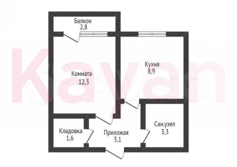 Продажа 1-комн. квартиры, 30 кв.м фото 8