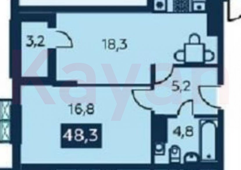 Продажа 1-комн. квартиры, 48 кв.м фото 10