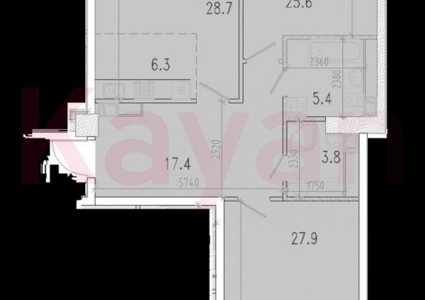 Продажа 3-комн. квартиры, 115.6 кв.м фото 0