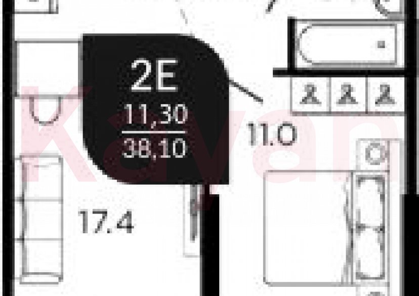 Продажа 2-комн. квартиры, 36.9 кв.м фото 0