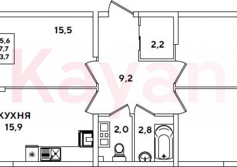 Продажа 4-комн. квартиры, 77.7 кв.м фото 0