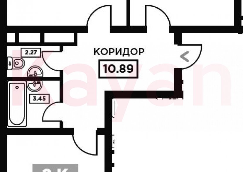 Продажа 2-комн. квартиры, 66.58 кв.м фото 0