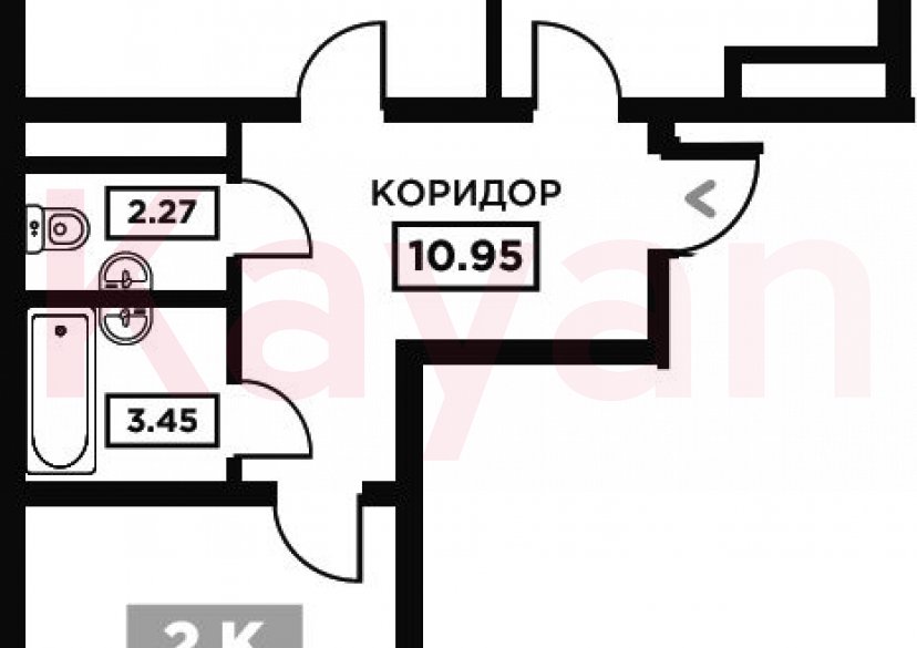 Продажа 2-комн. квартиры, 66.12 кв.м фото 0