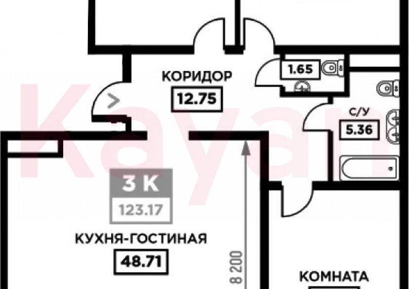 Продажа 4-комн. квартиры, 118.7 кв.м фото 0