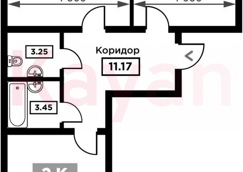 Продажа 2-комн. квартиры, 68.01 кв.м фото 0