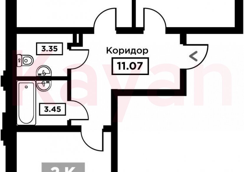 Продажа 2-комн. квартиры, 67.35 кв.м фото 0