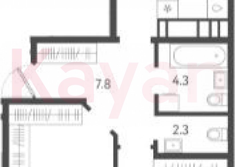 Продажа 2-комн. квартиры, 61.2 кв.м фото 0