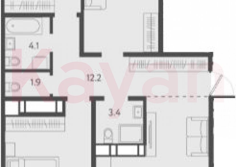 Продажа 4-комн. квартиры, 91.2 кв.м фото 0