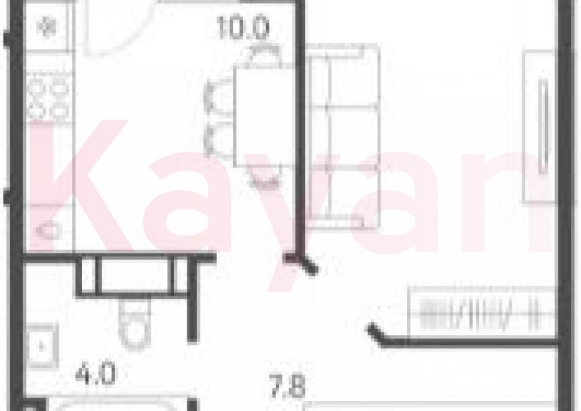 Продажа 1-комн. квартиры, 37.8 кв.м фото 0