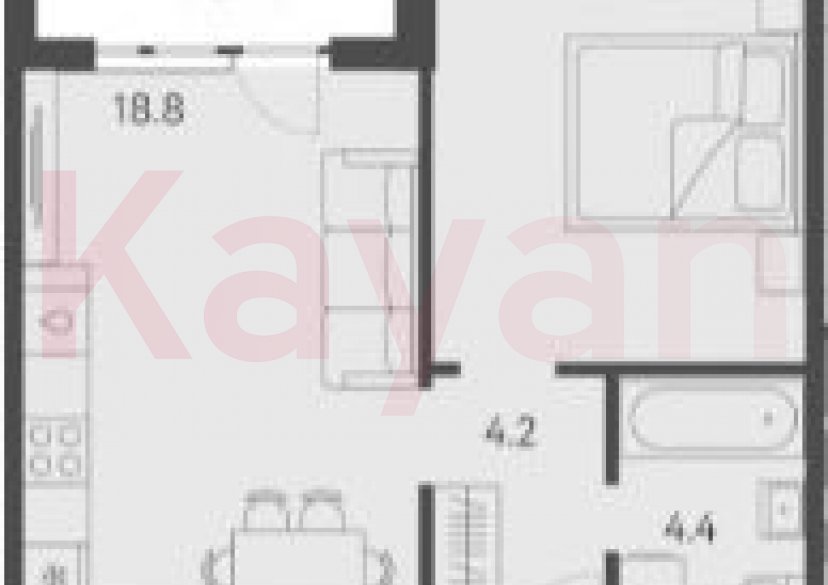 Продажа 2-комн. квартиры, 41.5 кв.м фото 0