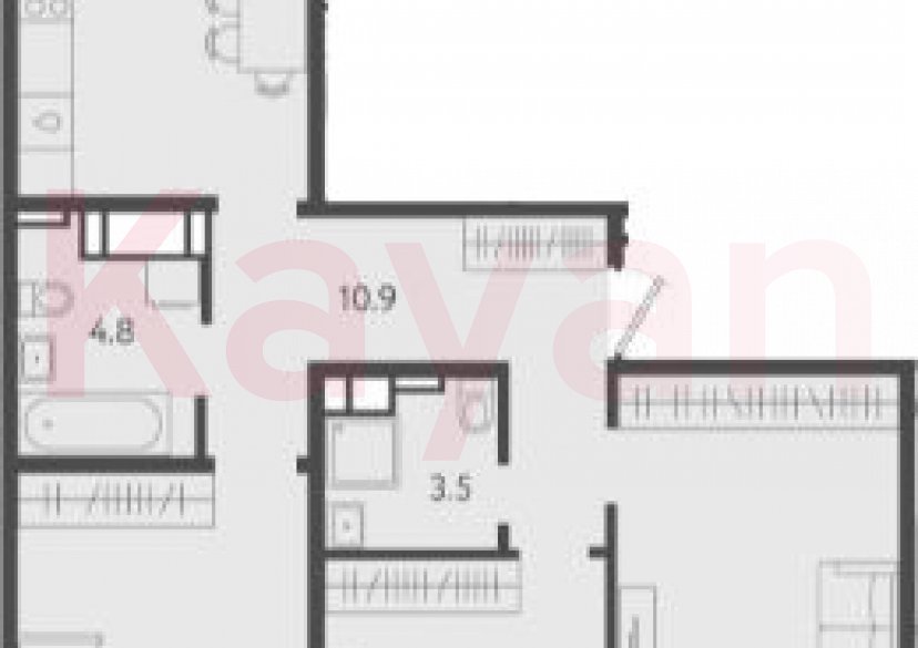 Продажа 3-комн. квартиры, 79.4 кв.м фото 0