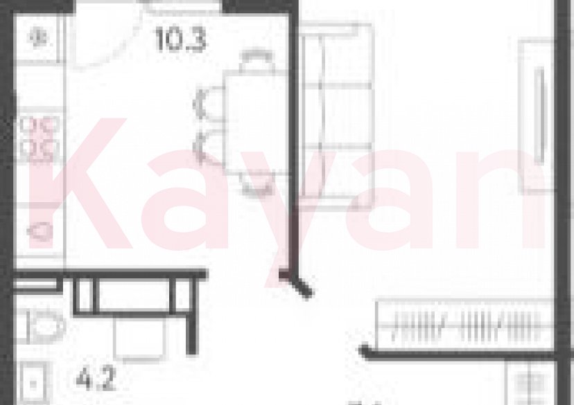 Продажа 1-комн. квартиры, 37.9 кв.м фото 0