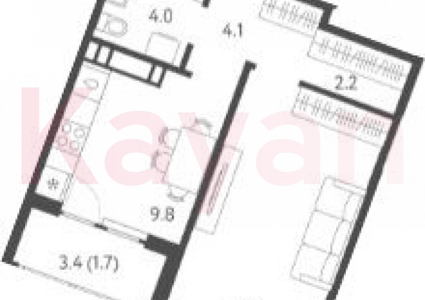 Продажа 1-комн. квартиры, 36.1 кв.м фото 0