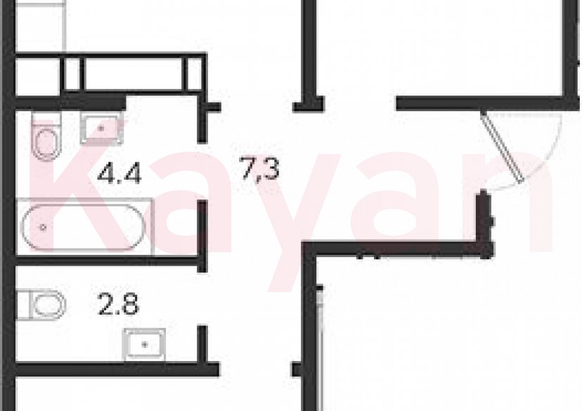 Продажа 2-комн. квартиры, 62.1 кв.м фото 0