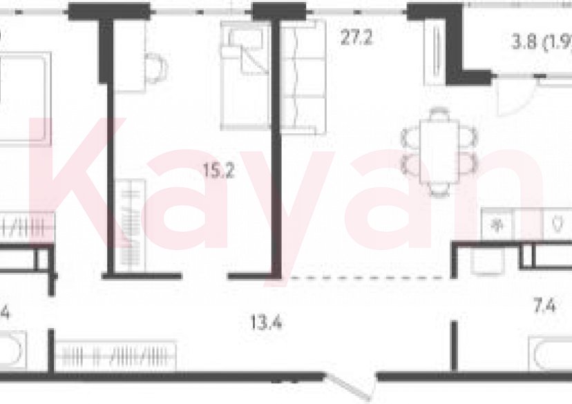 Продажа 3-комн. квартиры, 82.5 кв.м фото 0