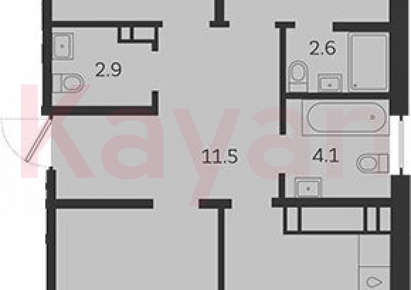 Продажа 4-комн. квартиры, 87.3 кв.м фото 0