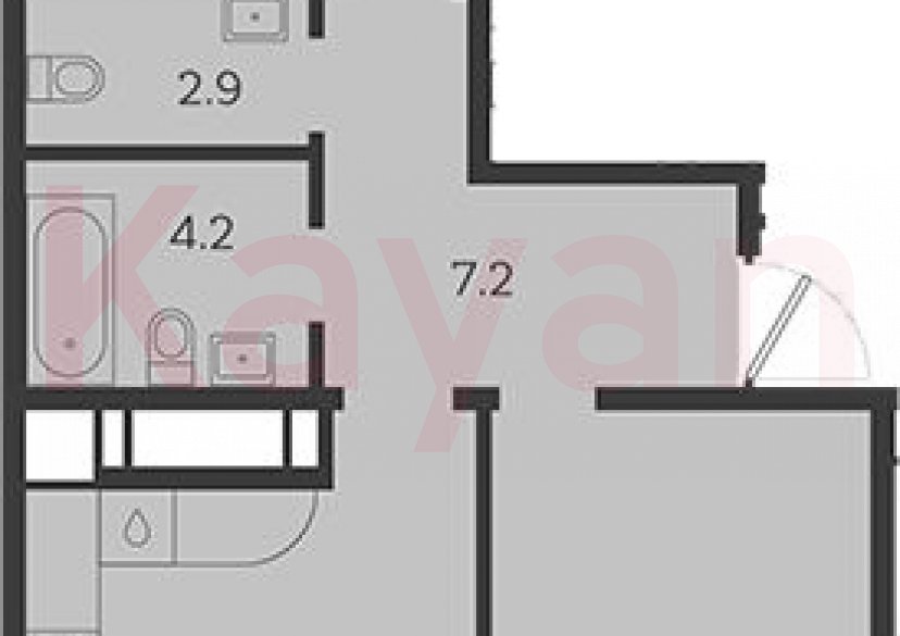 Продажа 2-комн. квартиры, 62.2 кв.м фото 0