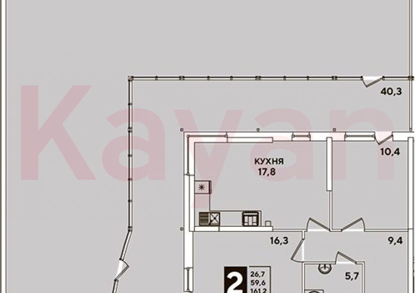 Продажа 3-комн. квартиры, 59.6 кв.м фото 0