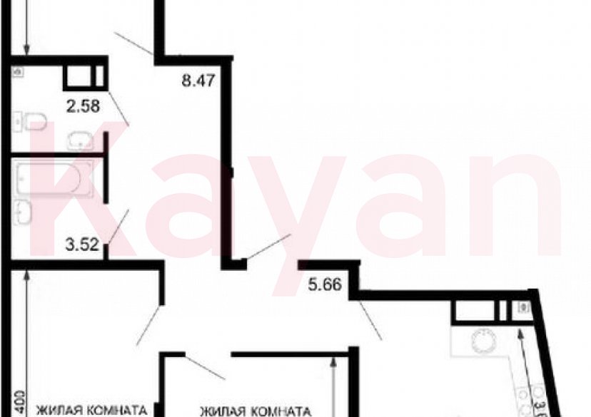 Продажа 4-комн. квартиры, 75.68 кв.м фото 0