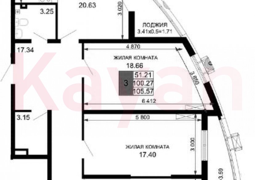 Продажа 4-комн. квартиры, 100.27 кв.м фото 0