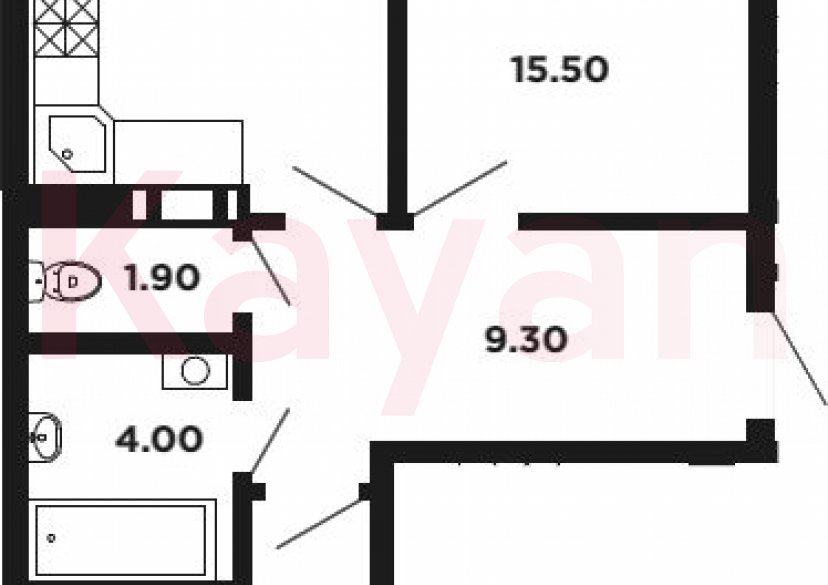 Продажа 2-комн. квартиры, 60 кв.м фото 0