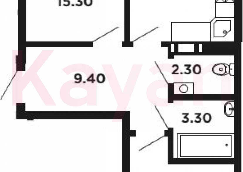 Продажа 2-комн. квартиры, 60.75 кв.м фото 0