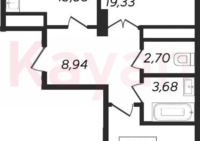 Продажа 3-комн. квартиры, 67.53 кв.м фото 0