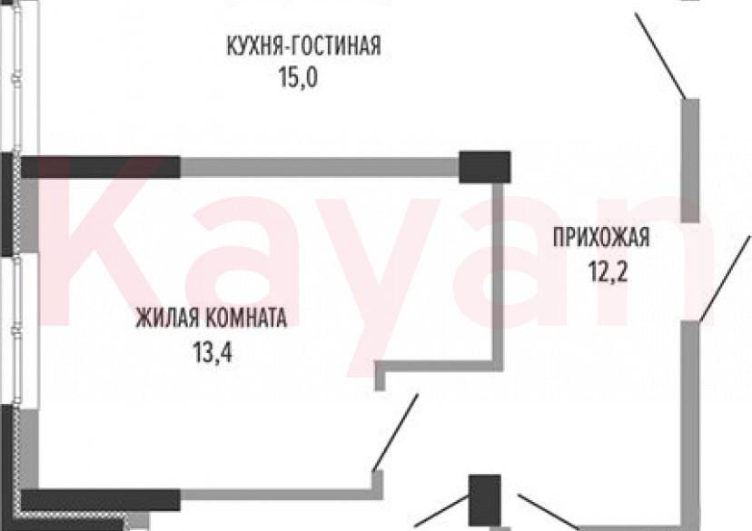 Продажа 3-комн. квартиры, 61.7 кв.м фото 0