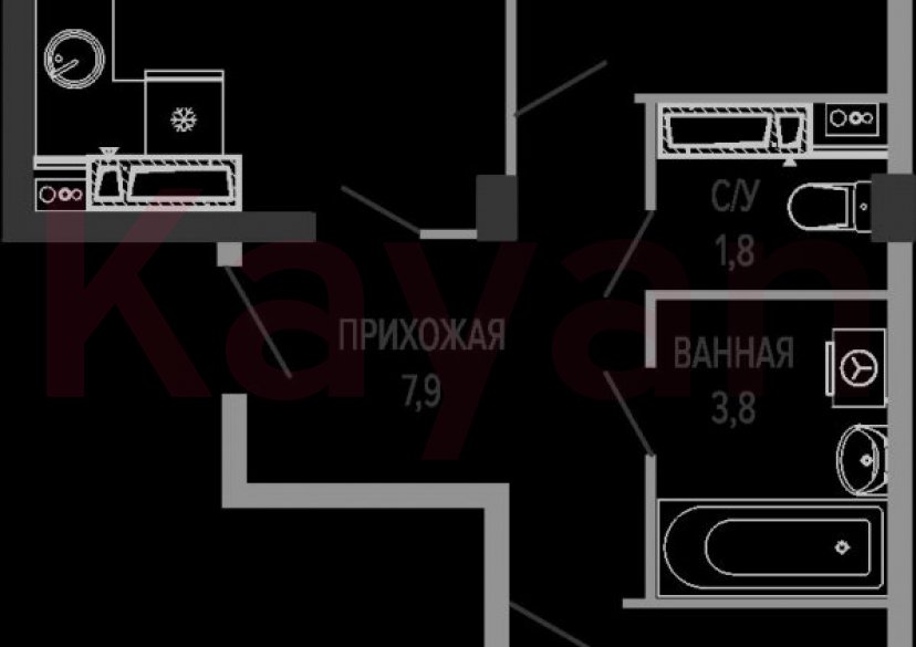 Продажа 2-комн. квартиры, 60.1 кв.м фото 0