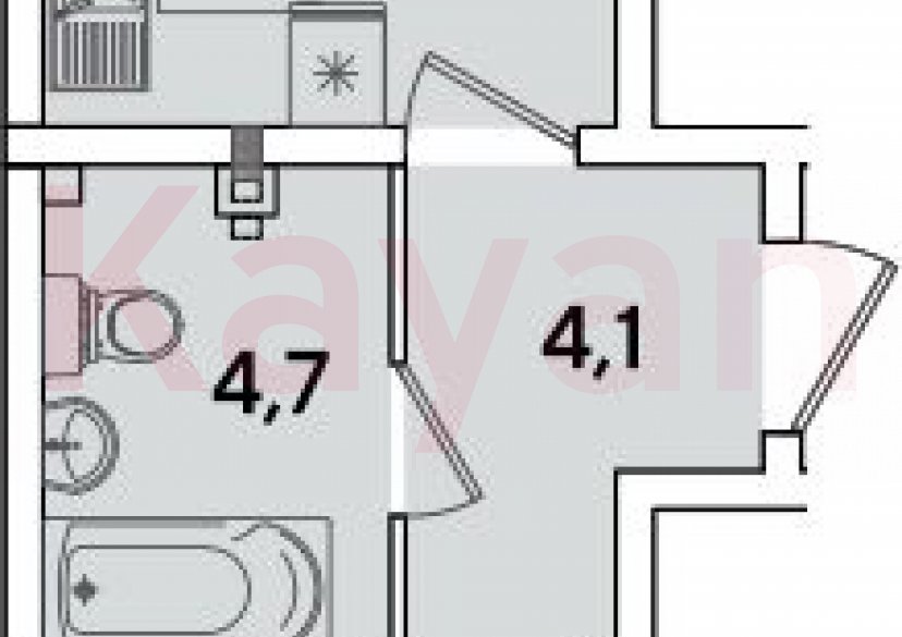 Продажа 2-комн. квартиры, 44.6 кв.м фото 0