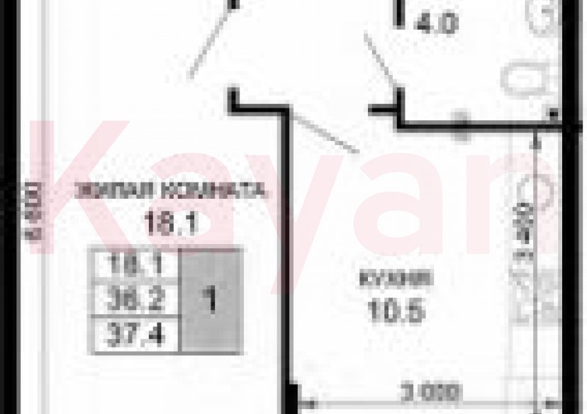 Продажа 1-комн. квартиры, 36.2 кв.м фото 0