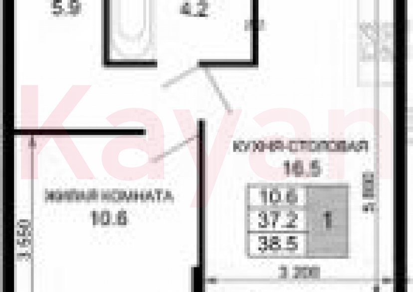 Продажа 1-комн. квартиры, 37.2 кв.м фото 0