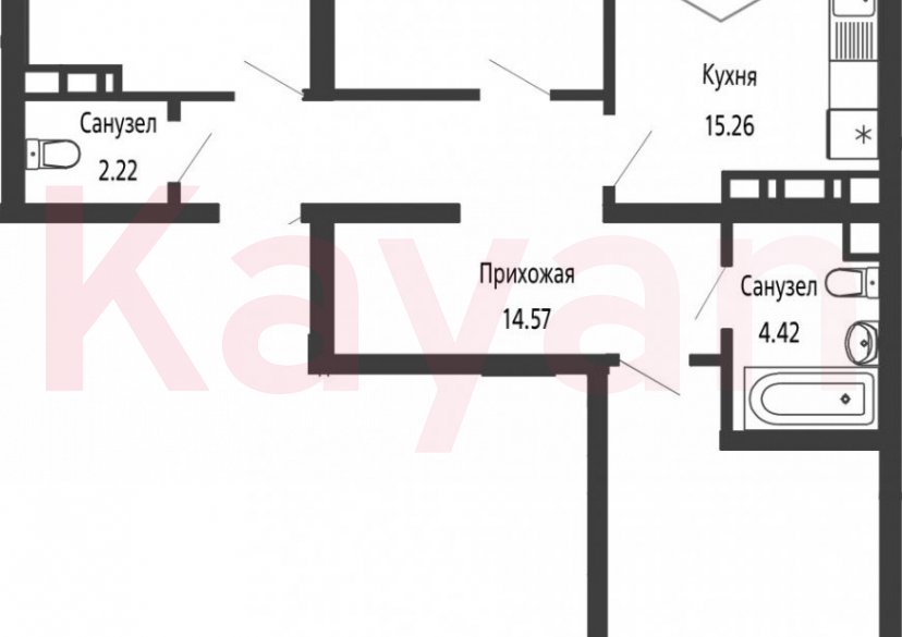 Продажа 4-комн. квартиры, 81.83 кв.м фото 0