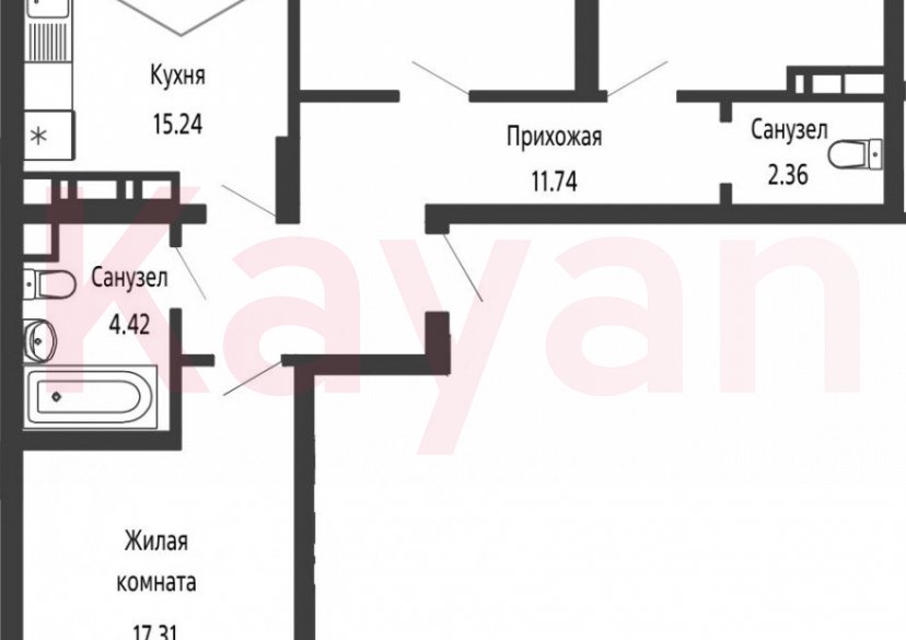 Продажа 4-комн. квартиры, 79.66 кв.м фото 0