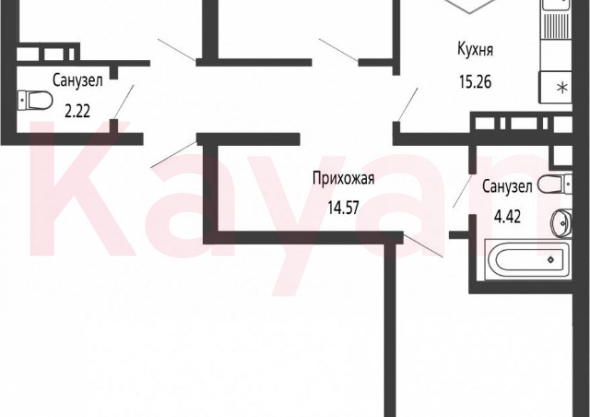 Продажа 4-комн. квартиры, 81.84 кв.м фото 0