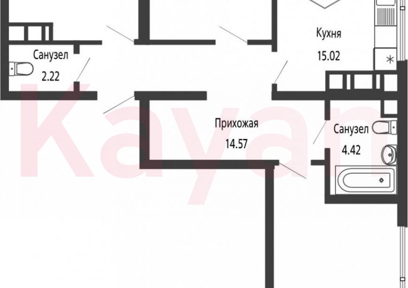 Продажа 4-комн. квартиры, 81.45 кв.м фото 0