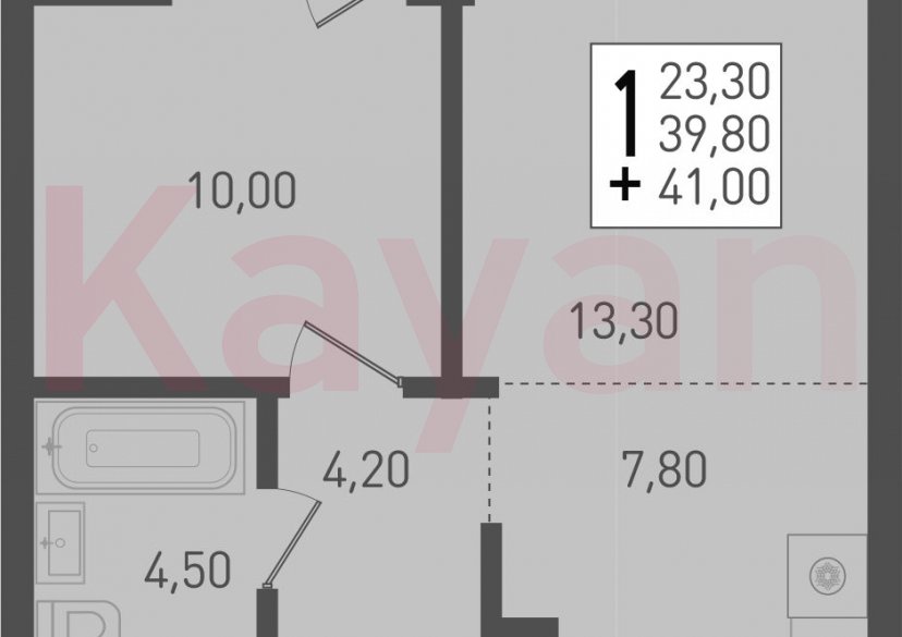 Продажа 2-комн. квартиры, 39.8 кв.м фото 0