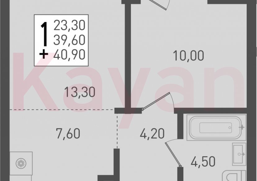 Продажа 2-комн. квартиры, 39.6 кв.м фото 0