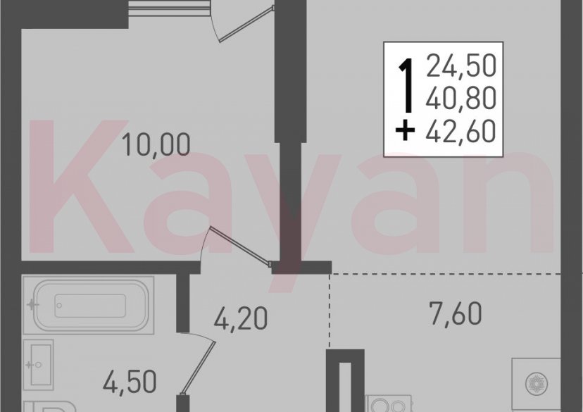 Продажа 2-комн. квартиры, 40.8 кв.м фото 0