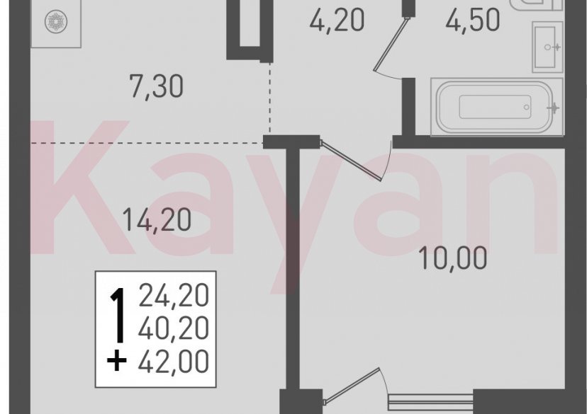 Продажа 2-комн. квартиры, 40.2 кв.м фото 0